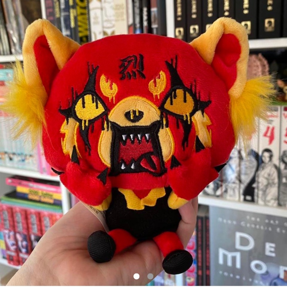 Aggretsuko Death Metal Plush Sanrio